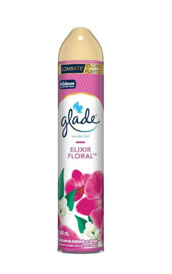 AROMATIZANTE GLADE ELIXIR FLORAL 400ML