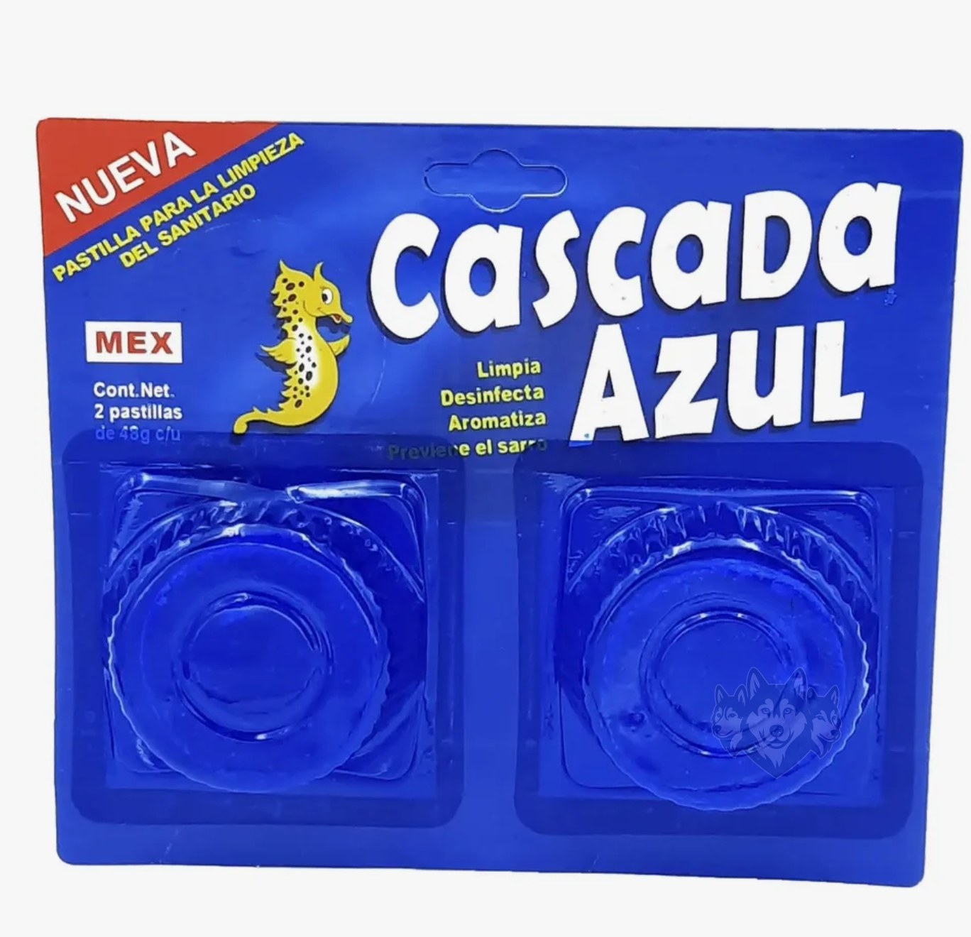PASTILLA CASCADA AZUL 2PZAS