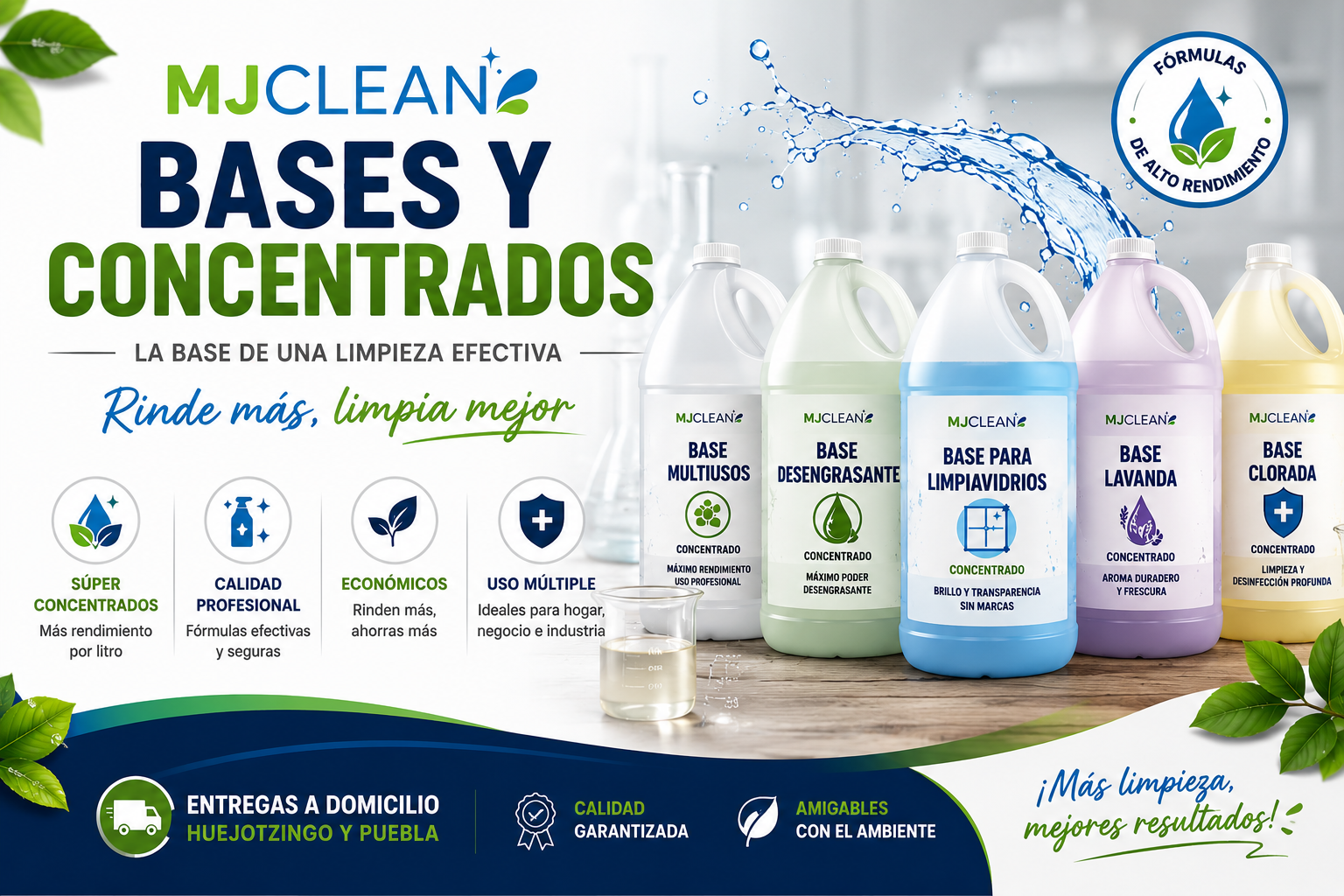 Bases y concentrados MJCLEAN