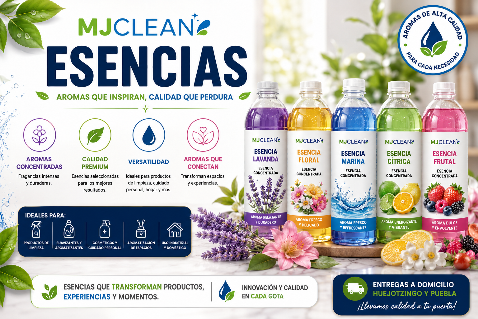 Esencias y aromatizantes MJCLEAN