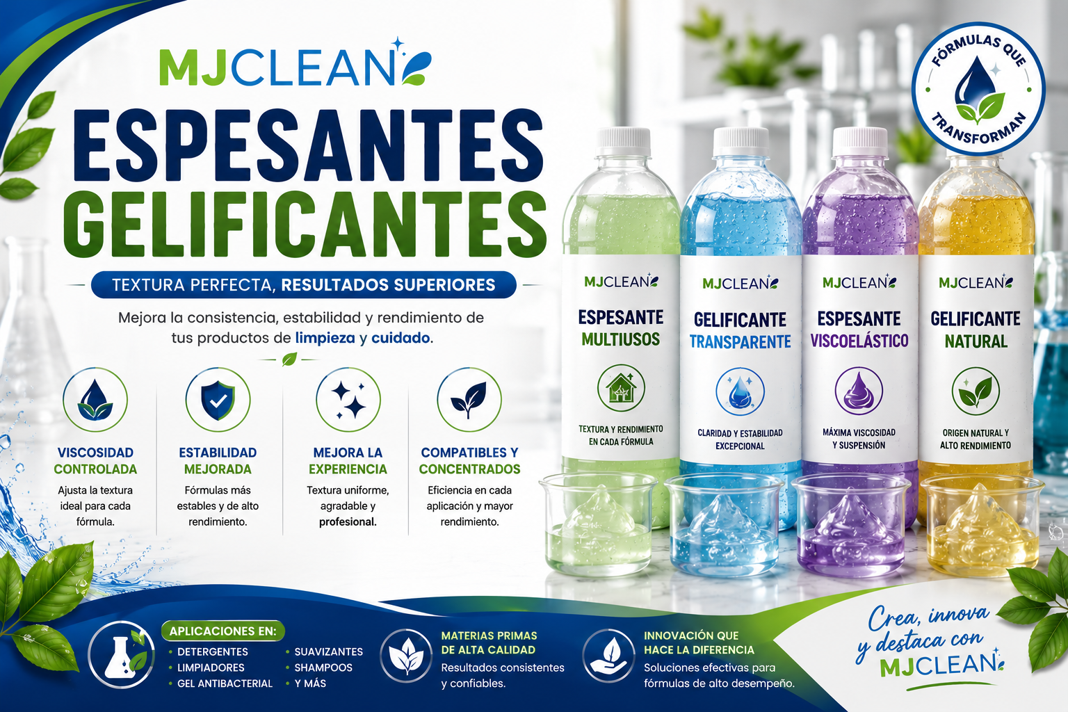 Espesantes y gelificantes MJCLEAN