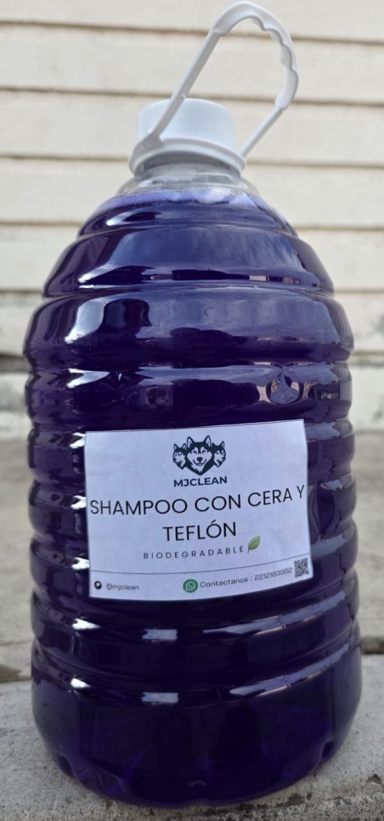 Shampoo para coche con Cera y Teflón