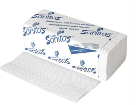 Sanitas Toalla Interdoblada Blanca